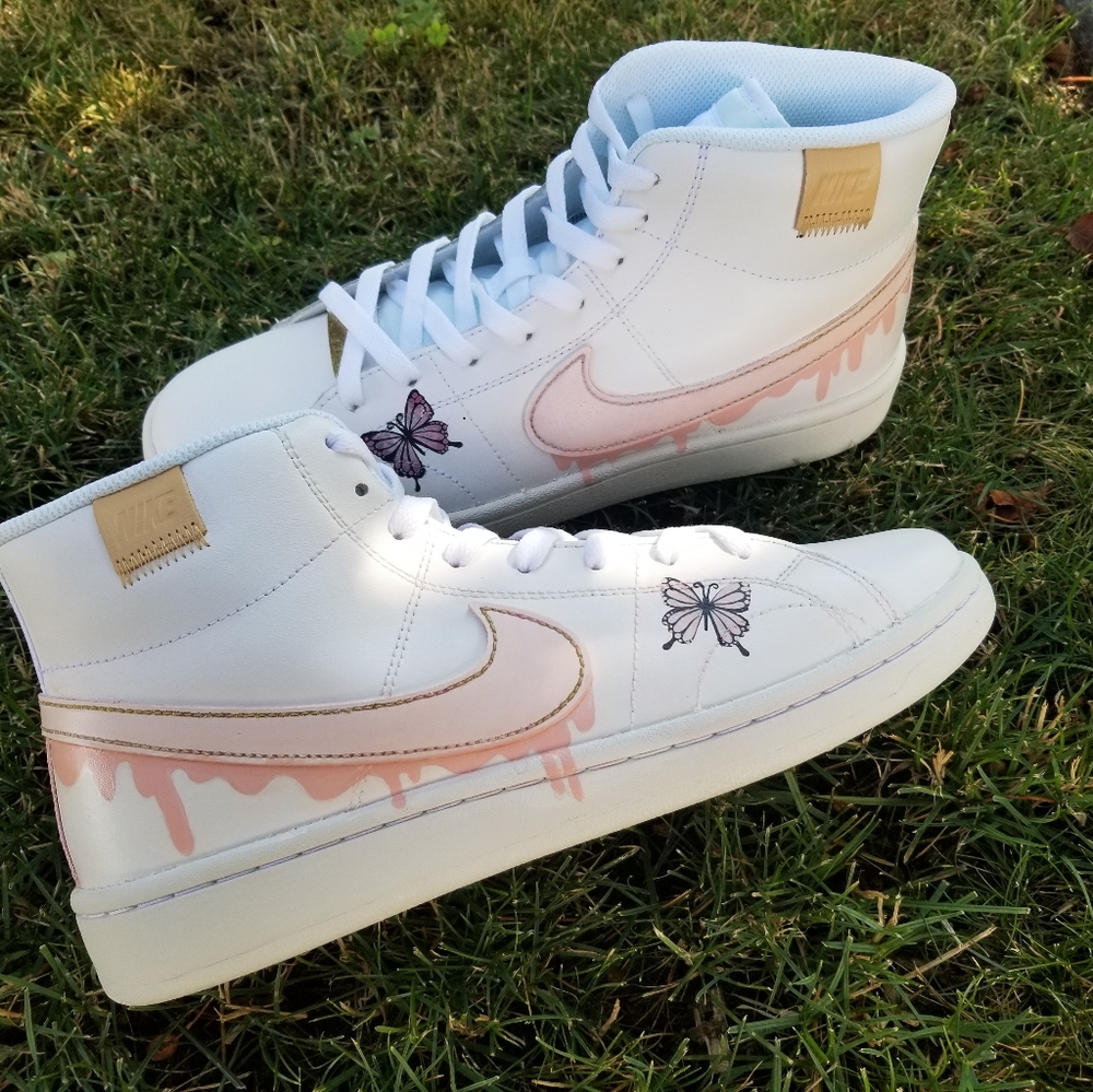 Women's Custom Hand Painted Nike Court Royale Size 9.5